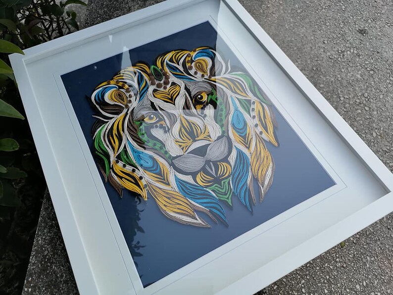 Lion nursery decor image