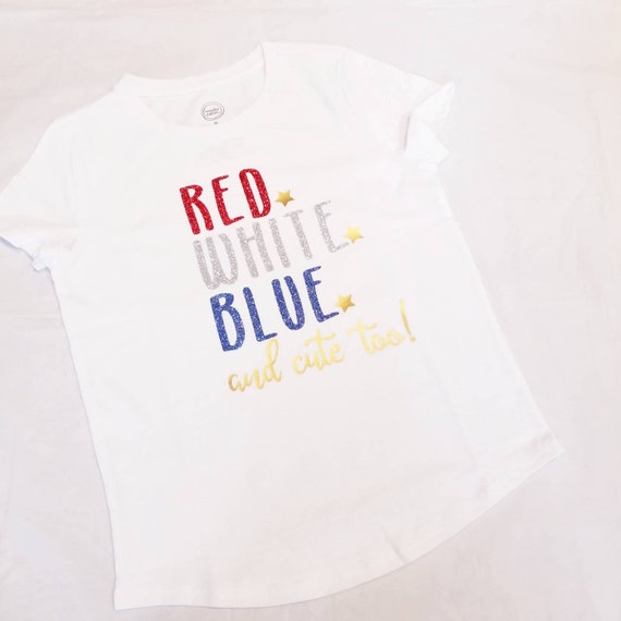 cute red white and blue shirts