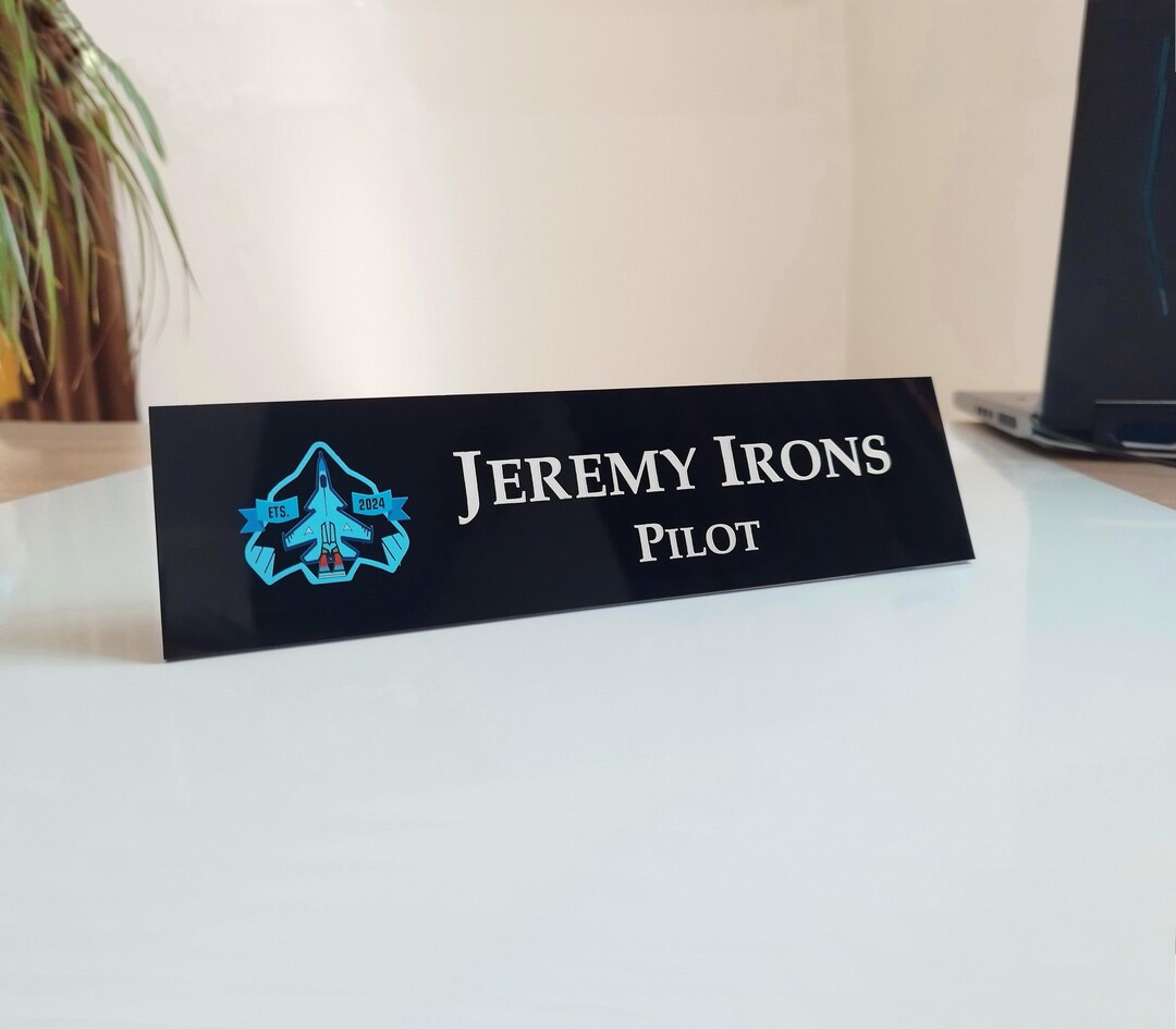 Personalized Desk Name Plate, Custom Made Desk Sign, Office Plaque ...