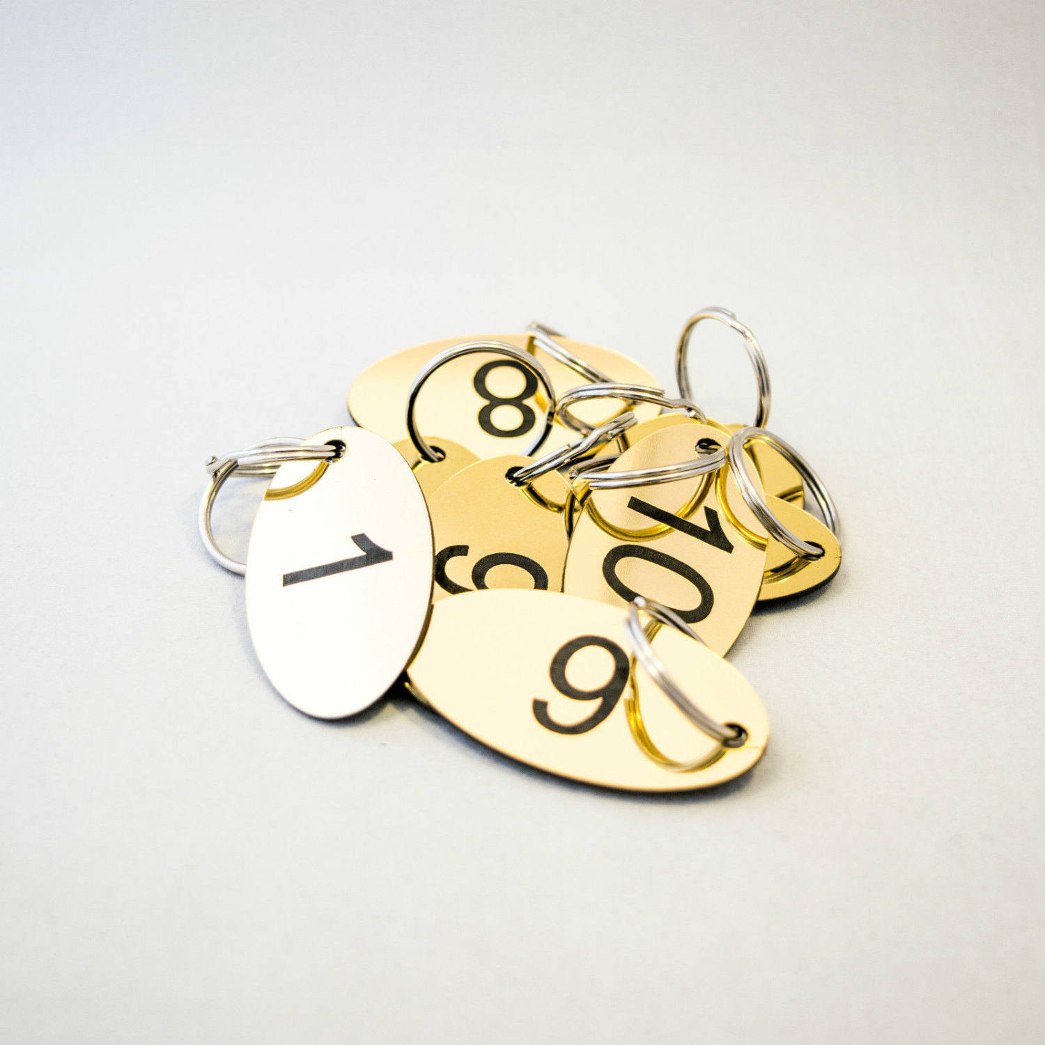 10 Oval Shaped Numbered Key Tags Key Fobs for Home Custom Etsy UK