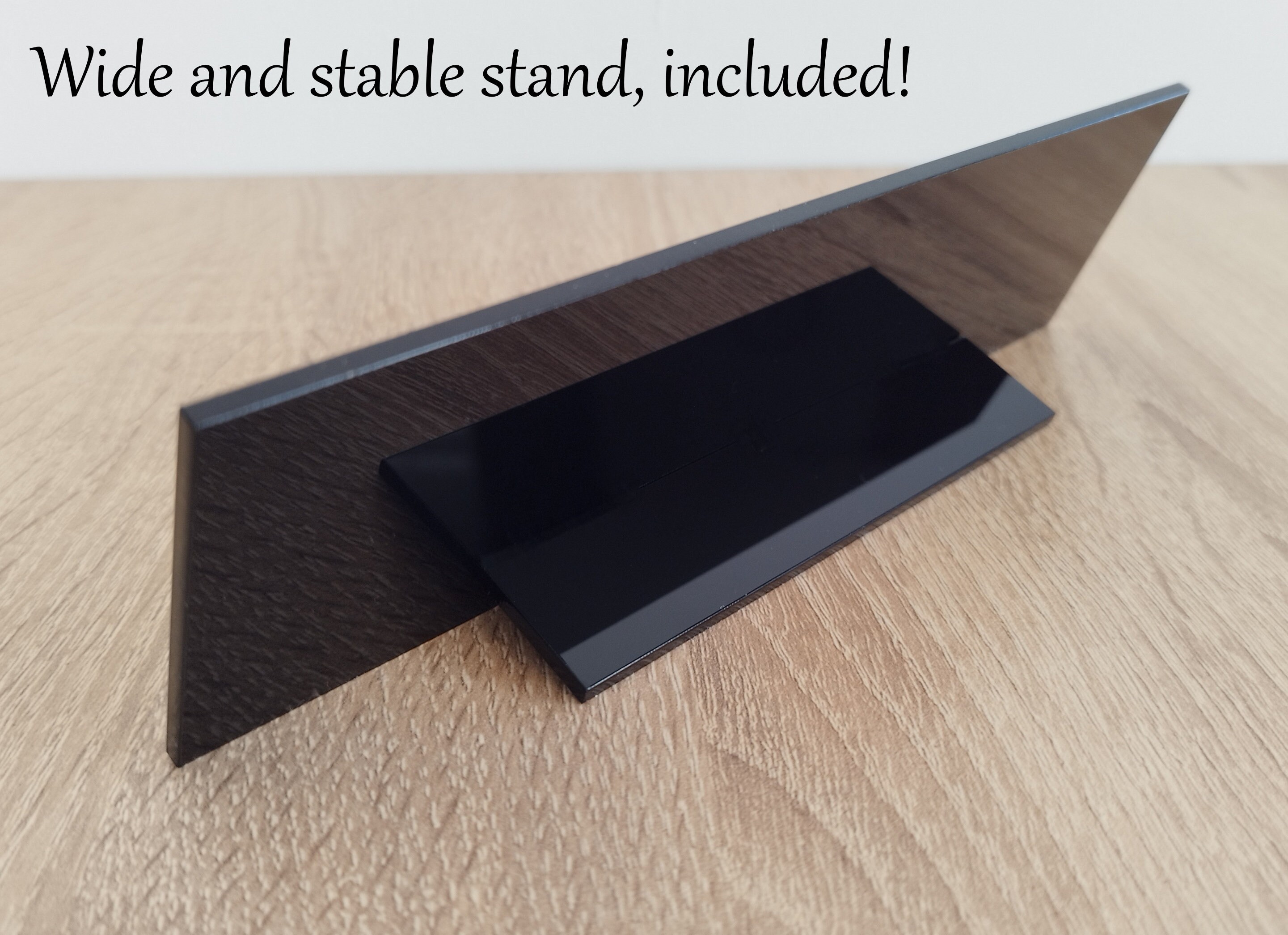 Personalised Desk Name Plate, Custom Engraved Desk Sign, Office Plaque ...