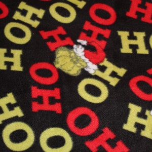 How the Grinch Stole Christmas Brand New  Double Sided Hand Tied Fleece Rag Blankets