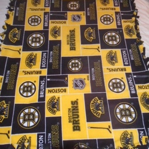 Boston bruins fleece blanket sale