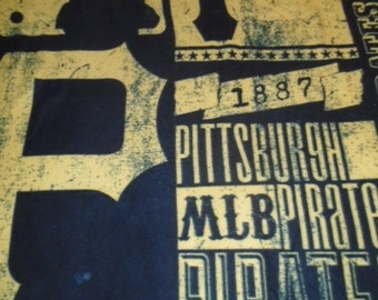 Pittsburgh Pirates Major League Baseball Double Sided Hand Tied Fleece Rag Blanket~New