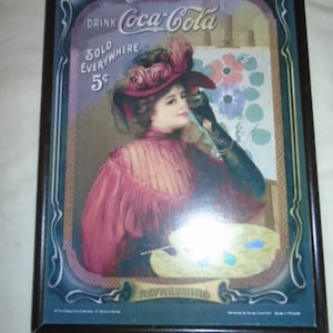 Vintage 1995 Collectible Coca Cola Art Set ~ New Condition