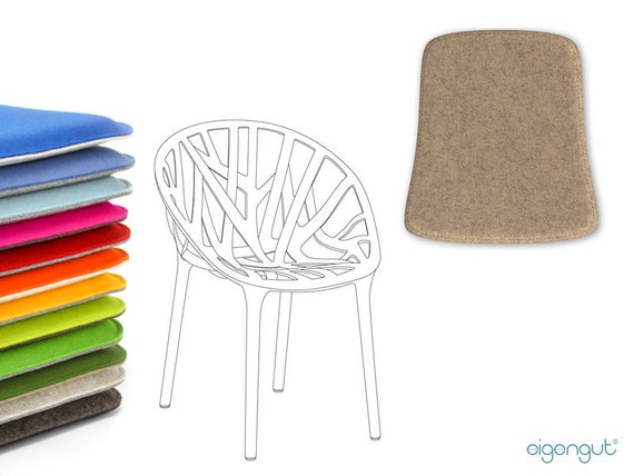 Felt Seat Cushion Suitable For Vitra Vegetal Upholstered Etsy