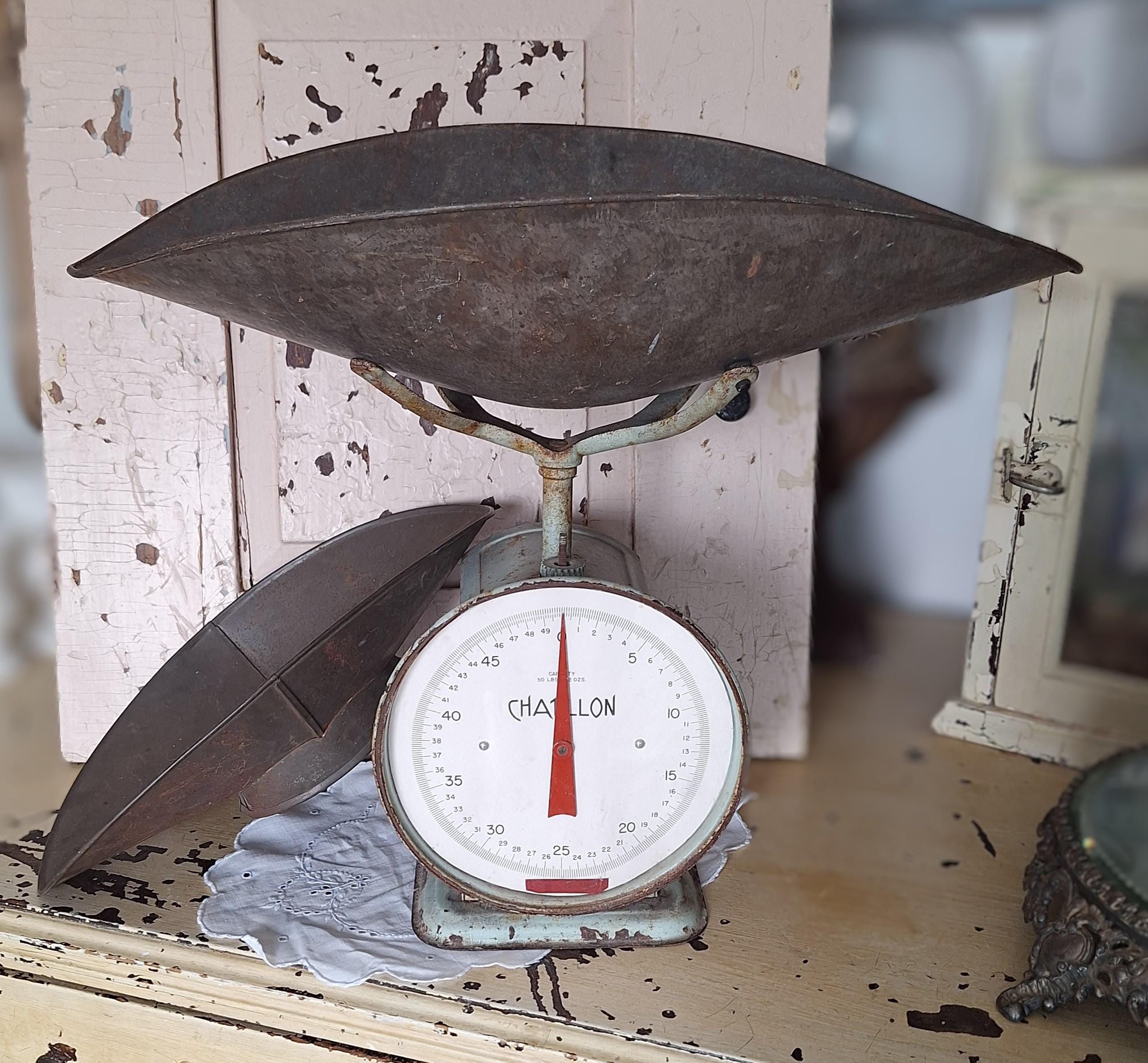 アメリカ　Chatillon　吊り秤　ハンギングスケール　バランス　ヴィンテージ Vintage Chatillon Improved Hanging Spring Balance Scale | eBay