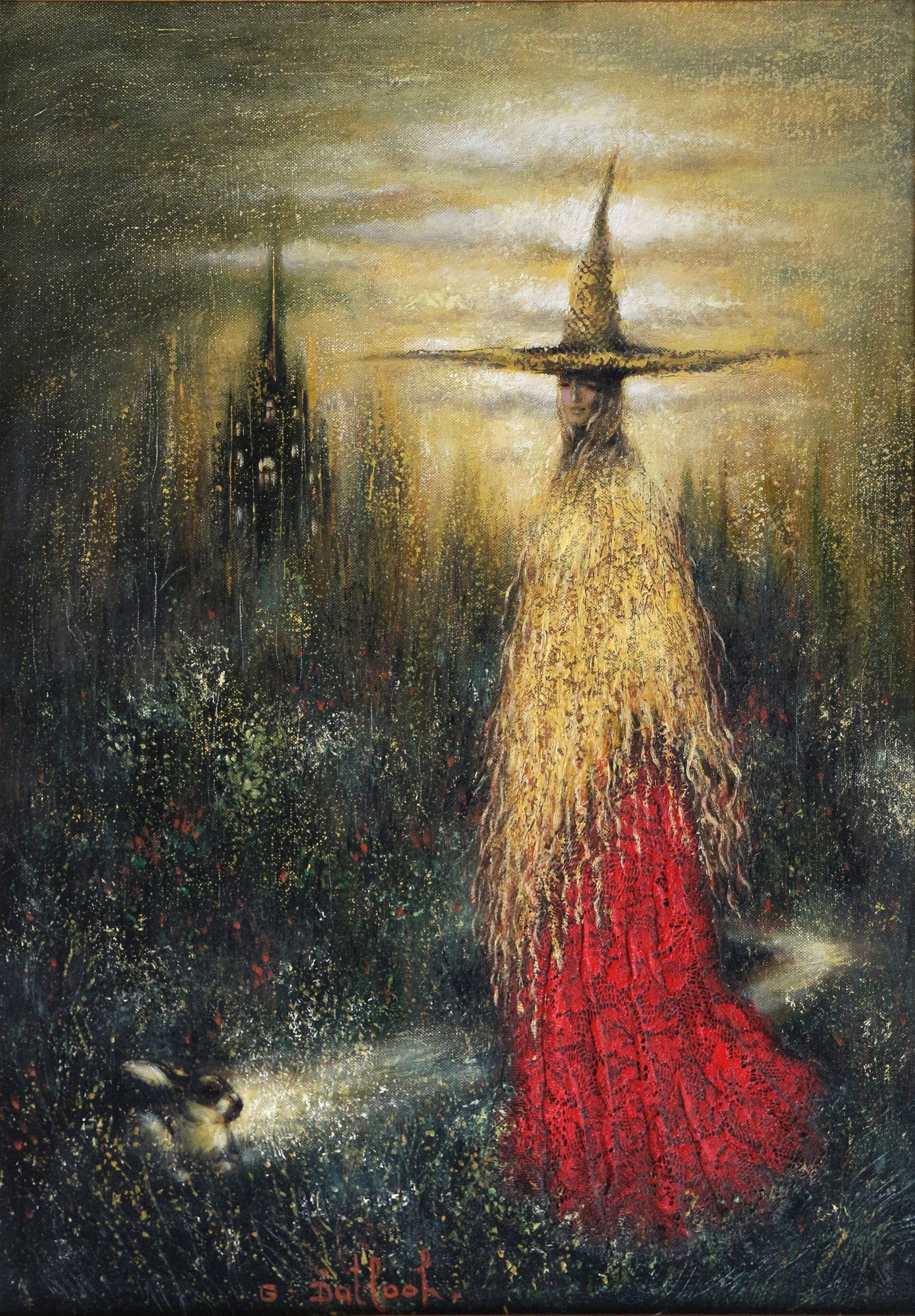 The Ghost original acrylic on canvas Etsy