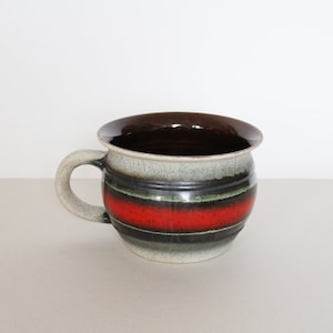 vintage flower planter, henkelpot, plant pot, plant pot west german pottery, ceramic pot, old flower pot, 70s,