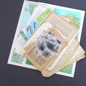 Ephemera Set, Scrapbooking, Junk Journal Kit, Vintage Papier, Junk Journal Seiten, ArtJournal, Collage Material, Junkjournal, Snailmail