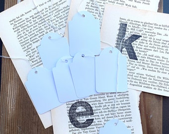 Small Paper Tags Labels Gift Tags Hang Tags Scrapbooking Junk Journal Travel Journal Gifts