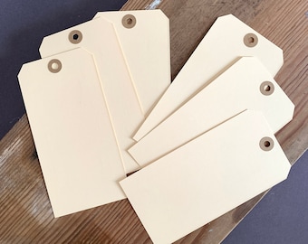 Etiquetas de papel XL, etiquetas, etiquetas de regalo, etiquetas en blanco, etiquetas colgantes, para scrapbooking, diario basura, diario de viaje, regalos