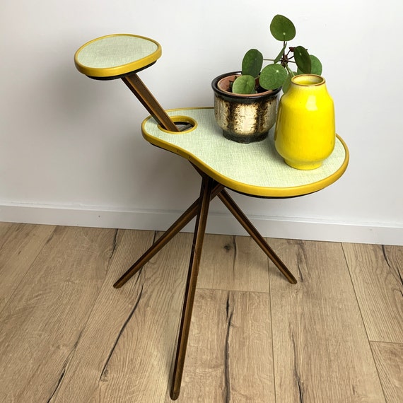 Vintage Blumenbank, Blumenstnder, Vintage Blumentreppe, Blumen Etagere,  Urban jungle Blumentisch, Nierentisch-ra, Kleinmbel Mid-Century - Etsy.de