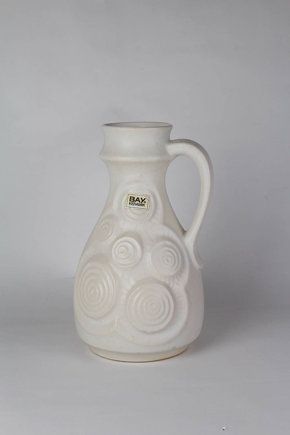 Large Handle Vase Bay Vintage Ceramic Vase Flower Vase West Etsy