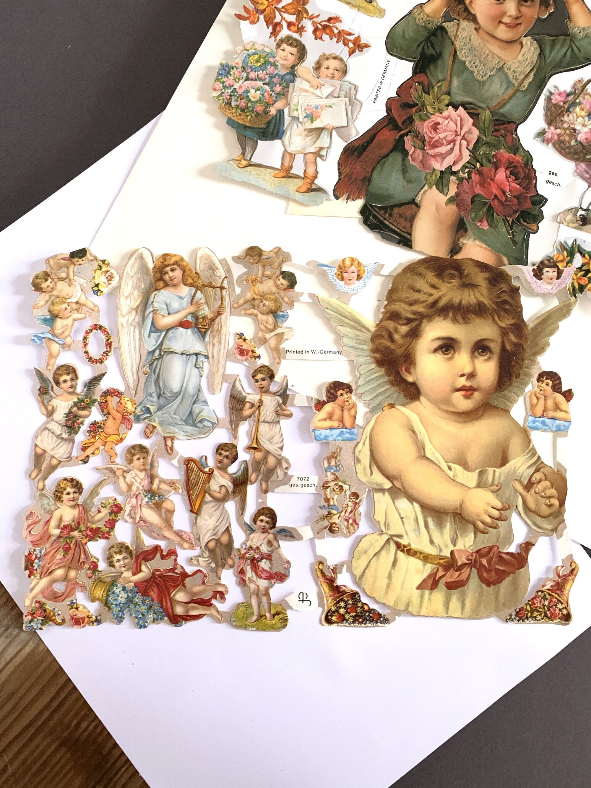 Glanzbilder EF 7255 Für Weihnachten: Weihnachtsmann & Poesiebilder Zum Scrapbooking & Deko – Festlich & Kreativ!