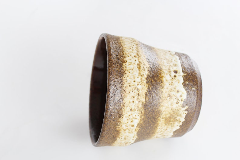 60s-70s ceramic pot WGP plant pot Fat lava mid century pot flower pot vintage flower pot