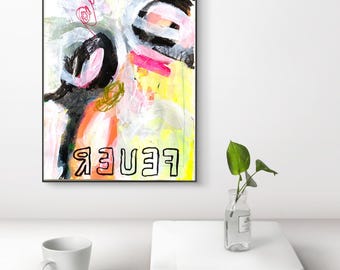 abstract art, original modern artwork, expressive art, colorful artwork, abstract composition, wall art, modern home design