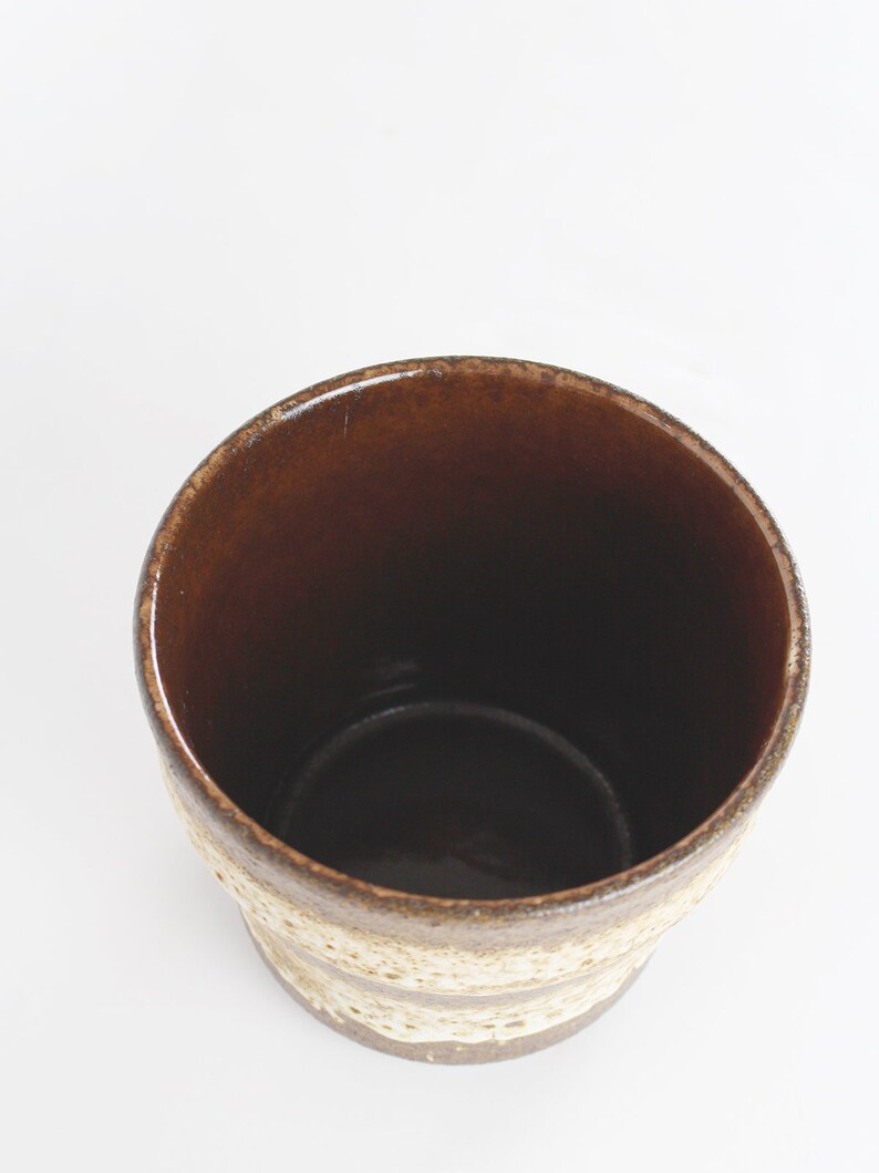 60s-70s ceramic pot WGP plant pot Fat lava mid century pot flower pot vintage flower pot