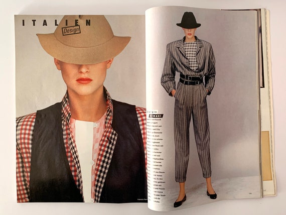 VOGUE GERMANY February 1983 Vintage Original Fashion Magazine