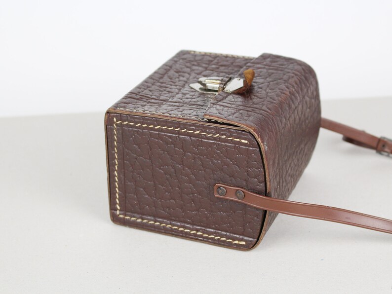 old vintage camera bag small leather bag photo bag crossbody bag steampunk lens bag school