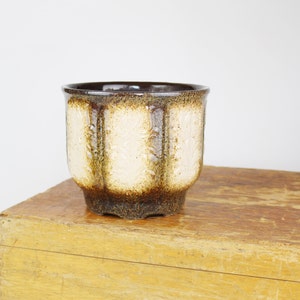vintage flower pot, plant pot, plant pot, West German pottery, ceramic pot, 70&#39;s, flower pot, home decor, gift