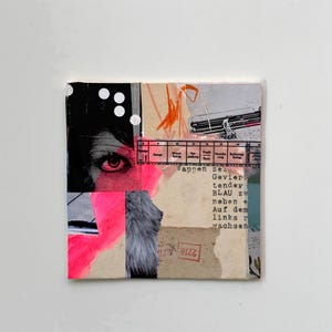 collage ARTE originale, collage di carta, opera d'arte, arte astratta, tecnica mista, collage art, arte, stile moderno, regalo d'arte urbana,