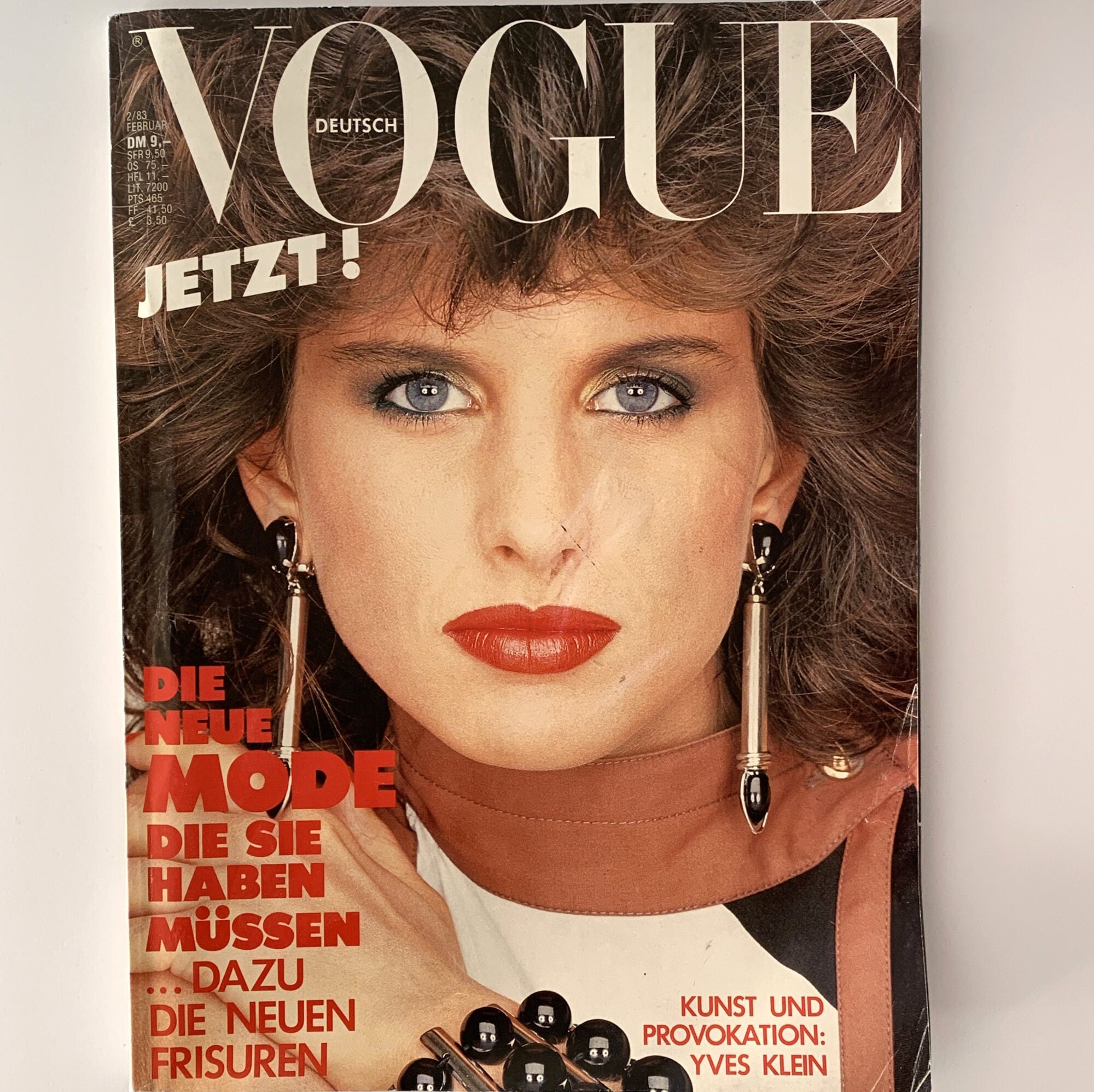 VOGUE GERMANY February 1983 Vintage Original Fashion Magazine