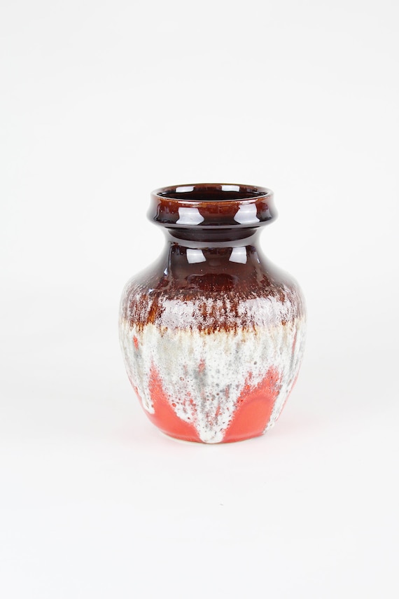 Bay 70s Fat Lava Vintage Flower Vase, Ceramic Vase, Vase Bay 70s Fat Lava Vintage Flower Vase, Ceramic Vase, Vase