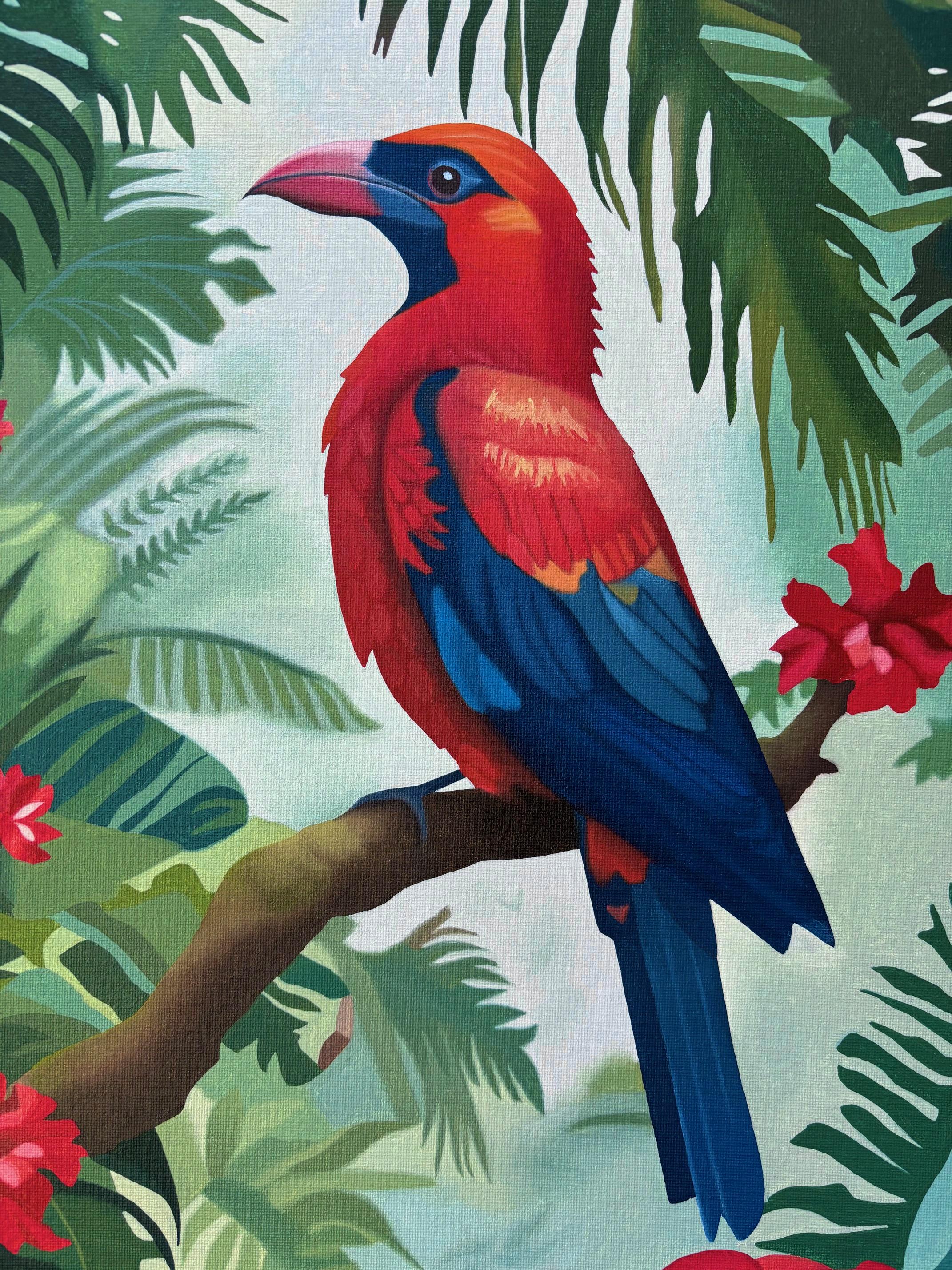 二羽の鳥 絵画 油彩画 油絵 F4 oil painting art 二羽の鳥 絵画 油彩画 油絵 F4 oil painting art 【公式通販】