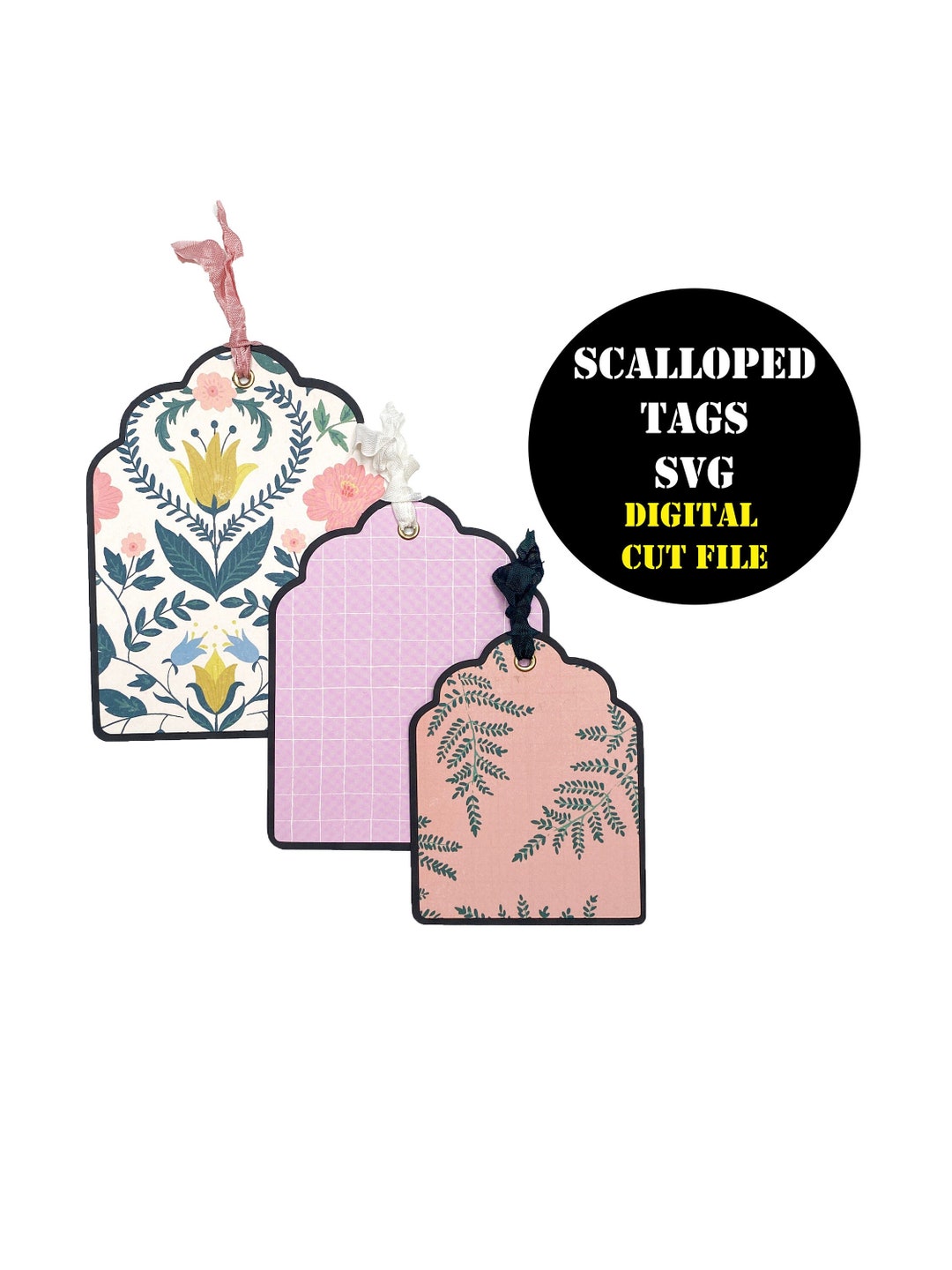 Tag SVG Digital File, Album Tags SVG, Tags Cut File, Gift Tags, Gift ...