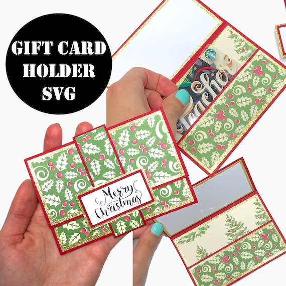 Gift Card Holder SVG Digital File Gift Card svg Christmas | Etsy