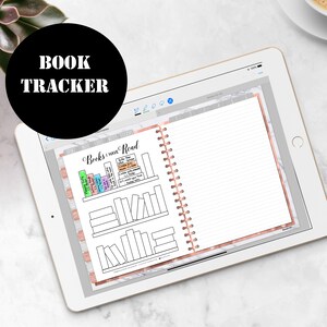 Book Log, Book Tracker Insert, Books to Read or Books I Read Planner Insert Instant Digital Download 00146