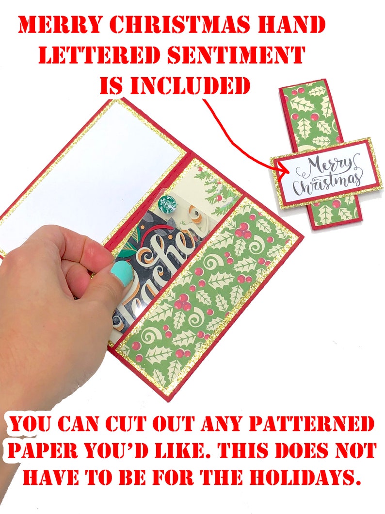 Download Gift Card Holder SVG Digital File Gift Card svg Christmas ...
