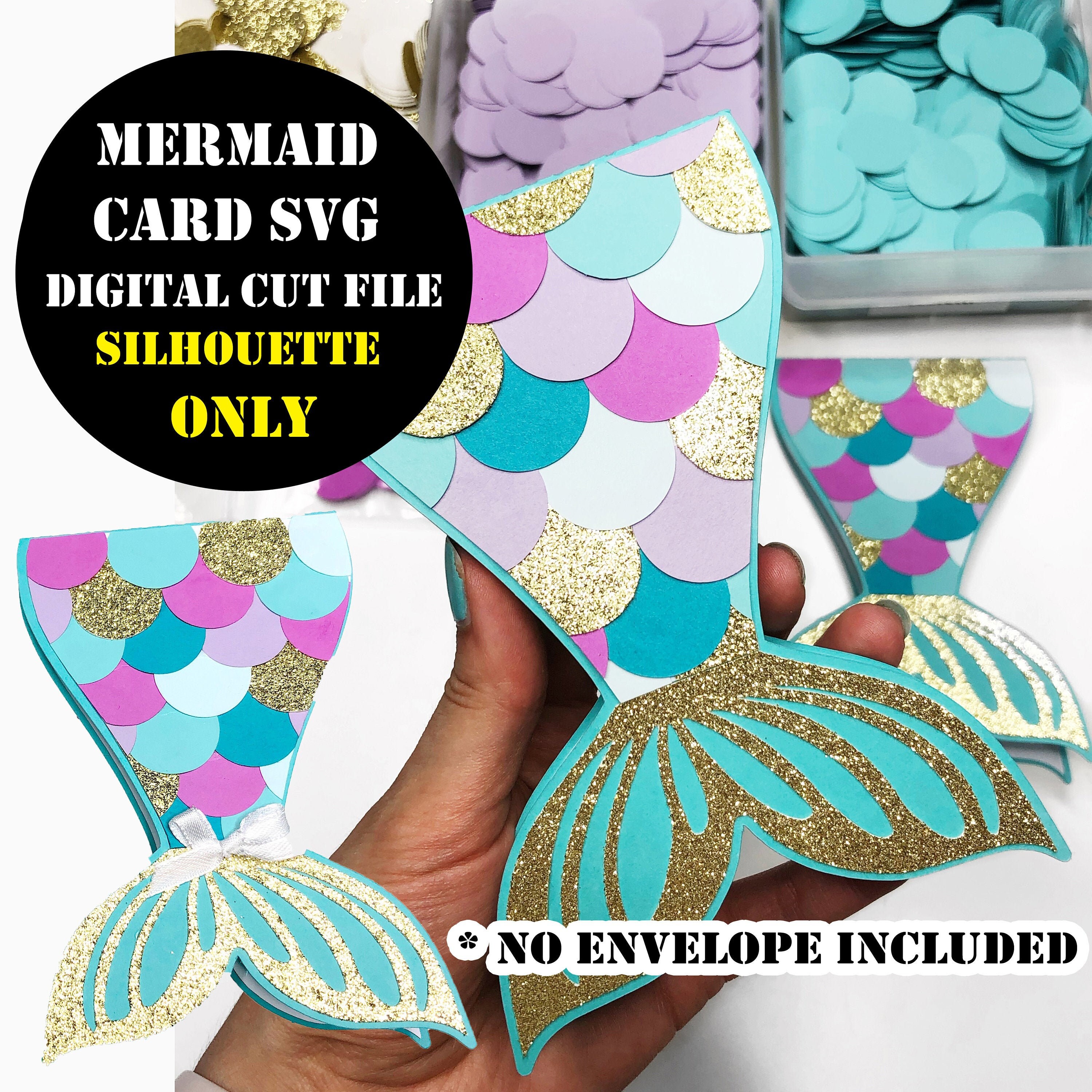 Free Free 322 Mermaid Card Svg SVG PNG EPS DXF File