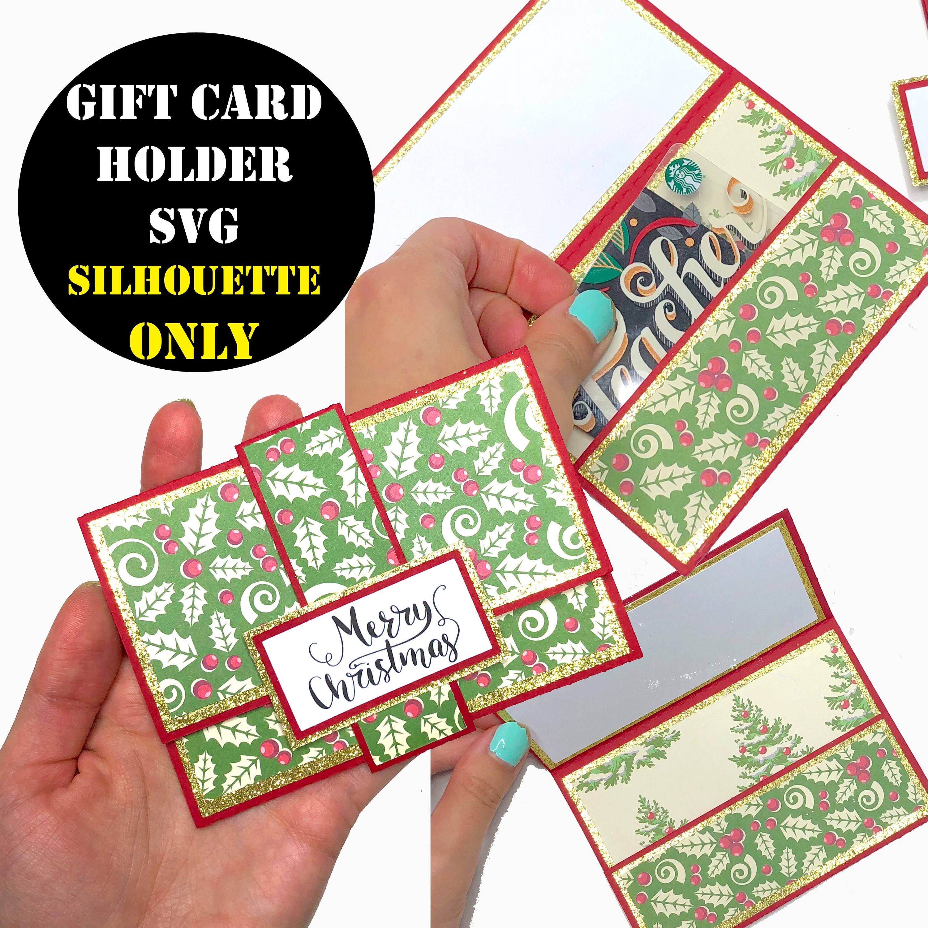 Gift Card Holder SVG Digital File for SILHOUETTE ONLY Gift Etsy