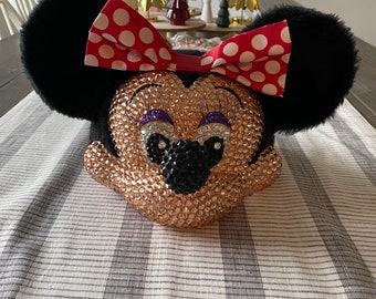 Vintage Disney Bling Minnie Mouse Character Hat