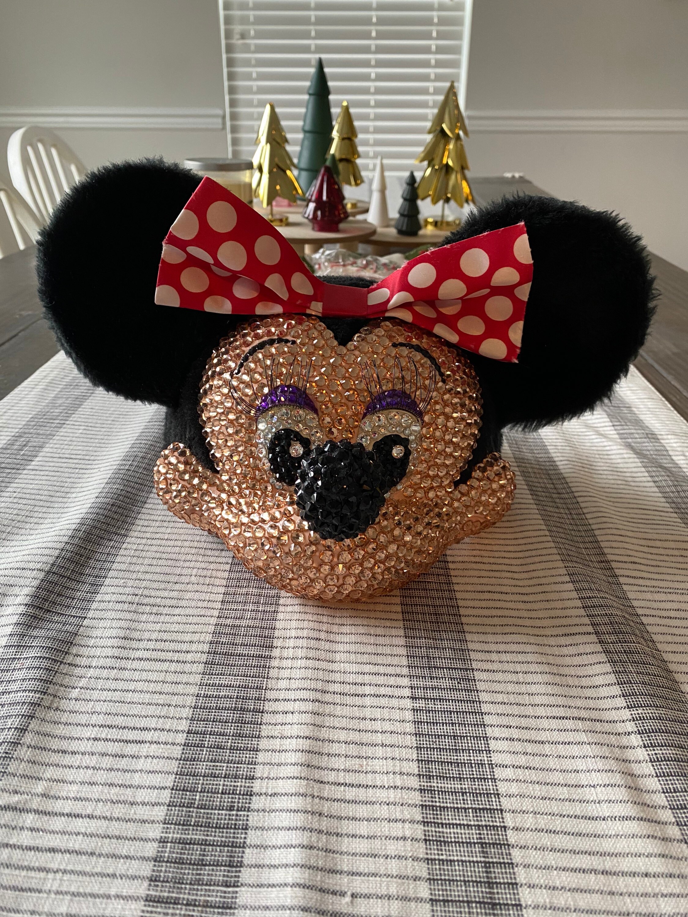 Vintage 90s Minnie Mouse Character Hat Disney Trucker Snapback Bling Maximalist 1990s Disneyland Minnie Mouse 3D Trucker Style Hat. - Etsy main image 2