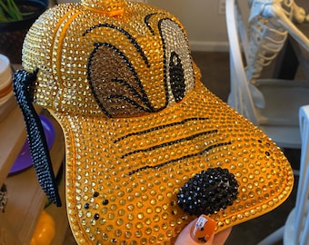 Disney Inspired Pluto Character Bling Hat