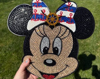 Disney Cruise Inspired Minnie Mouse Bling Crossbody Bag