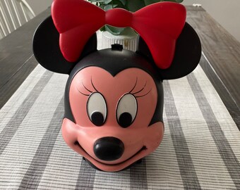 Complete Custom Minnie Mickey Disney Inspired Mouse Bling Vintage Lunchbox Bag