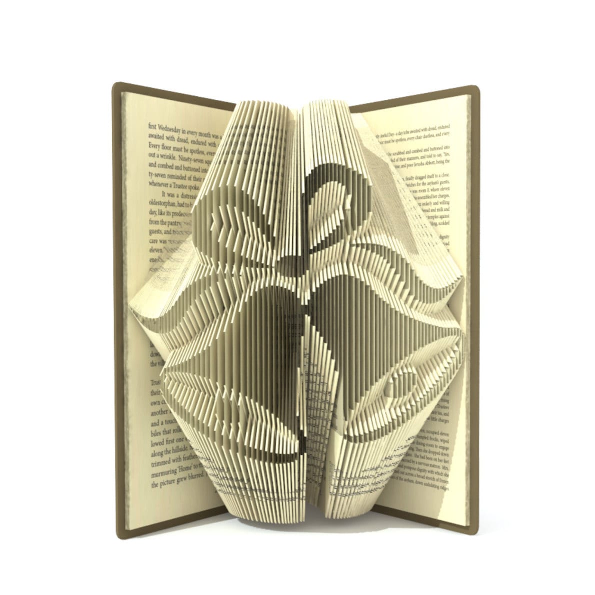 Book folding pattern WEDDING BELLS 280 folds Tutorial Etsy