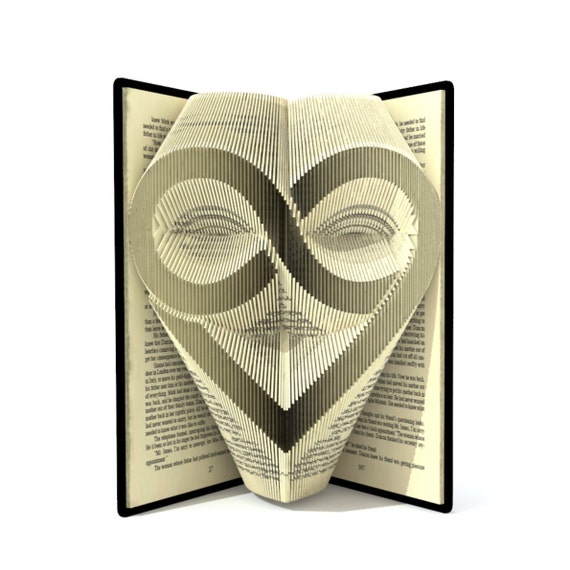 book folding pattern infinity