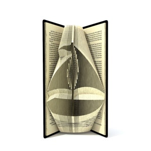 Book folding pattern - BOAT - 312 pages + Tutorial with Simple   pattern - Heart