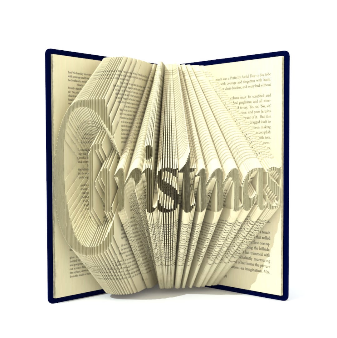 Book Folding Pattern - CHRISTMAS - 299 Folds + Tutorial With Simple ...