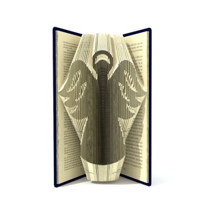 Book folding pattern - CHRISTMAS ANGEL - 366 pages + Tutorial with Simple pattern - Heart