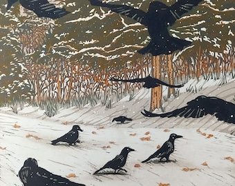 Winter Crows
