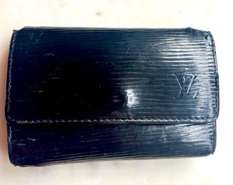 Vintage Louis Vuitton Epi Leather 6-Ring Key Case - Black