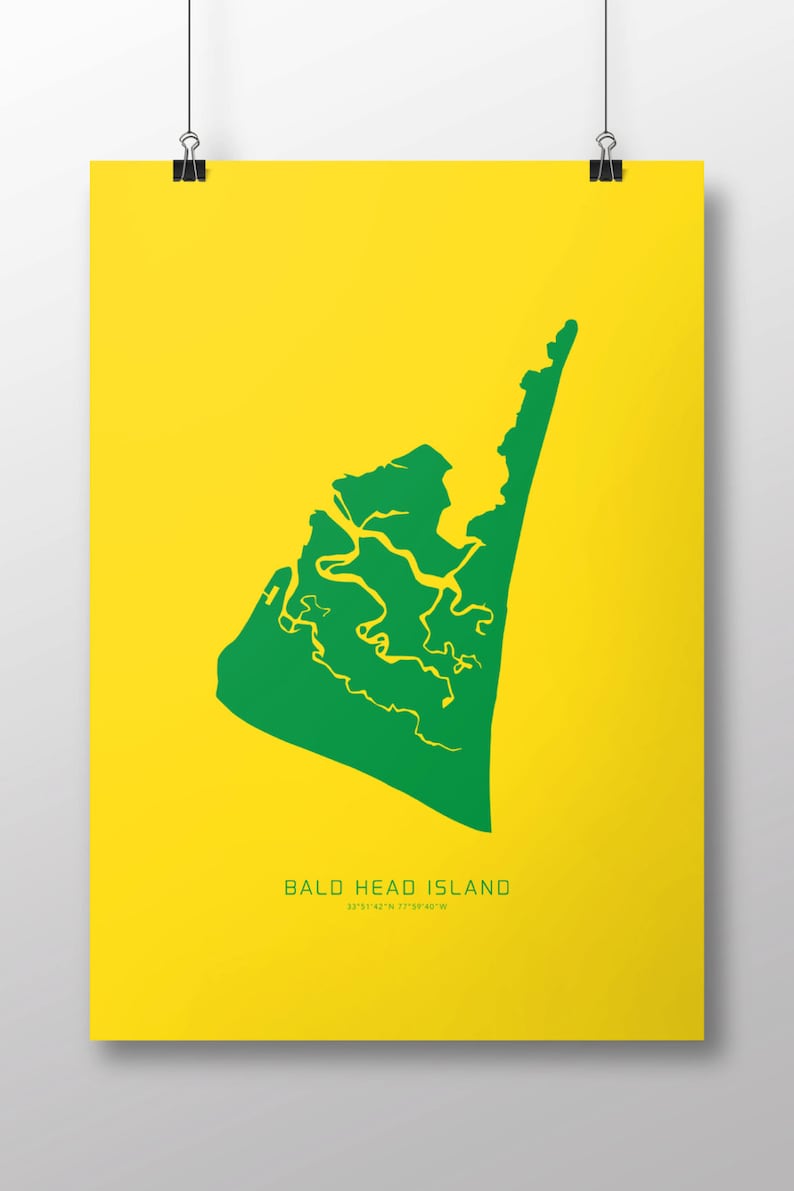 Bald Head Island 14 X 20 Print Etsy