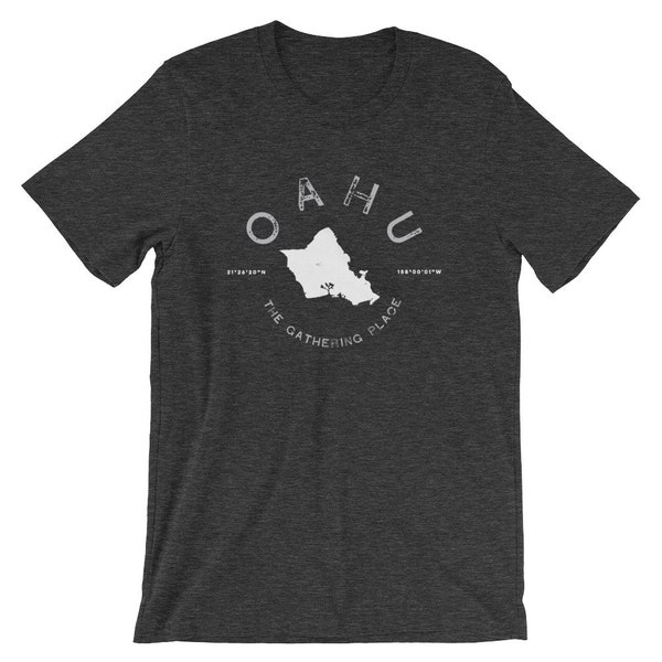 Oahu Hawaii Short-Sleeve Unisex T-Shirt