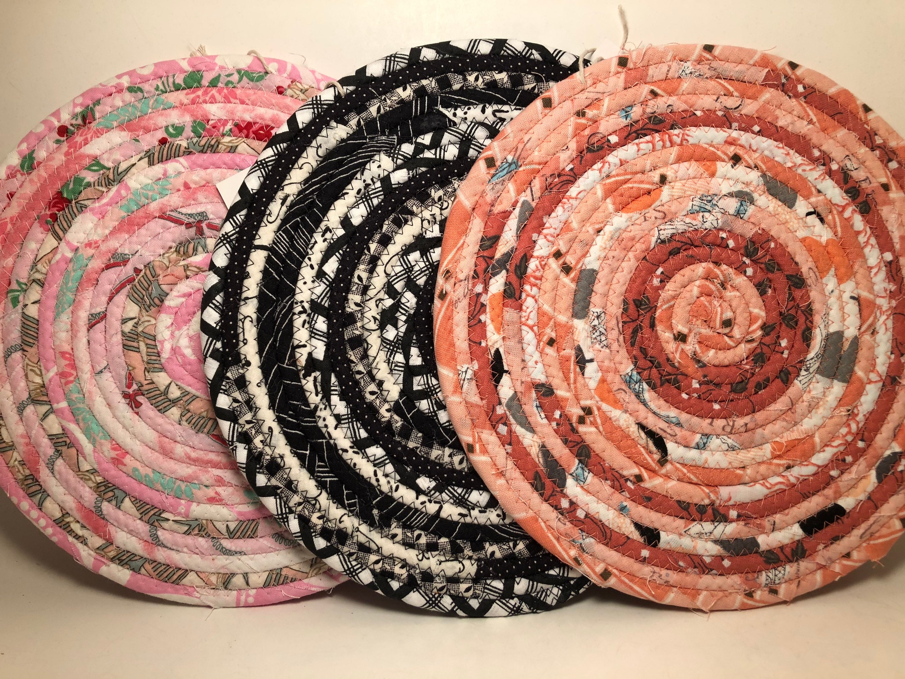 Hot Pad Clothesline Coiled Rope Trivet Etsy Canada